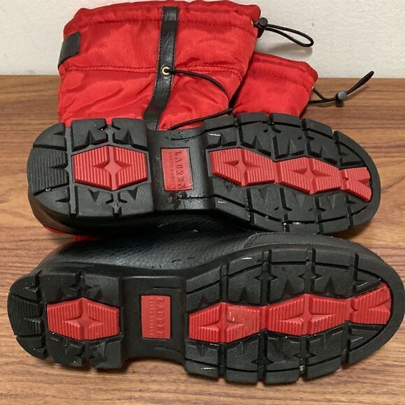Lauren Ralph Lauren Quincy Nylon/Leather Eskimo Snow/Ski Winter Boots Size 7.5 B - Picture 4 of 6